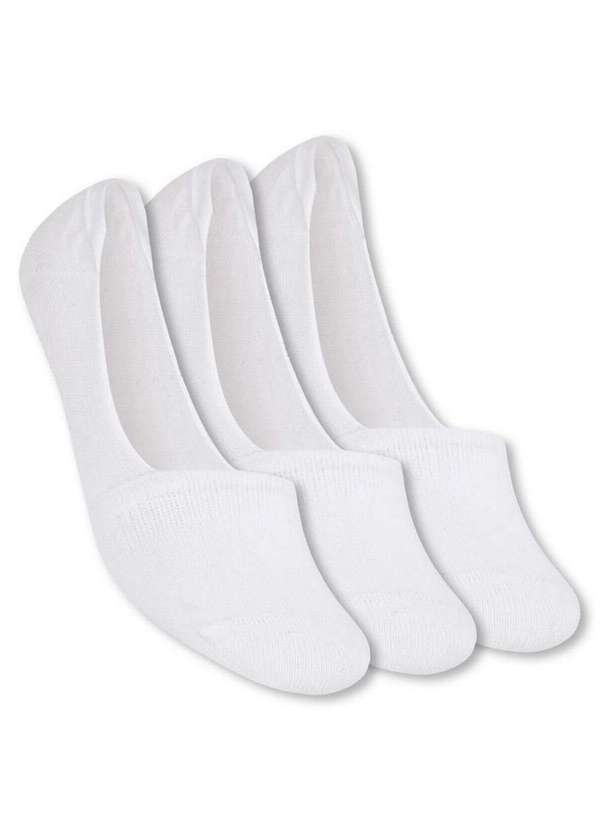 Selene - Kit 3 pares de Sapatilha Selene 7760-001 999-Branco