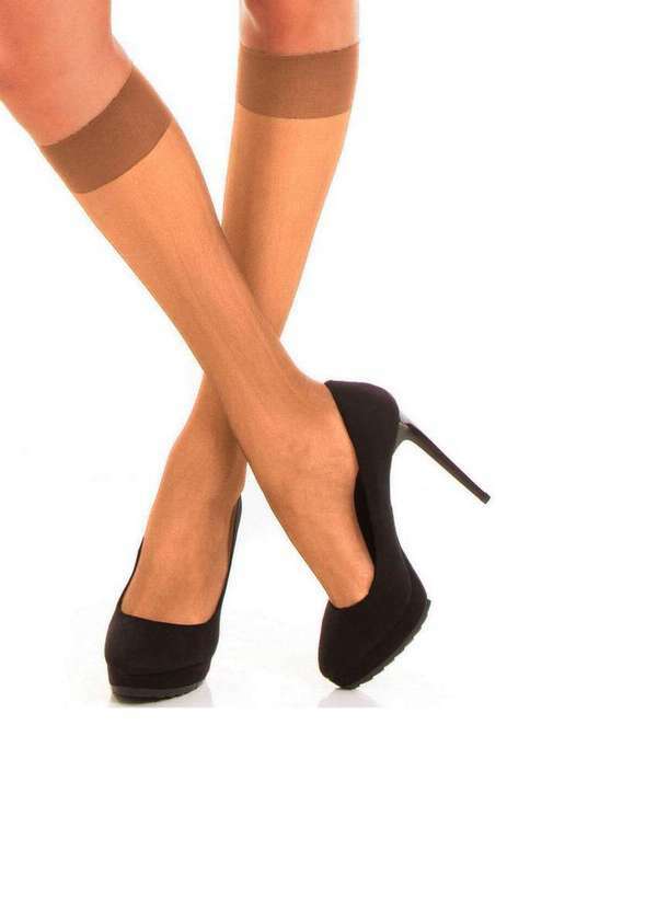 Trifil - Kit 6 pares de Meias 3/4 Fio 20 Trifil 6106 Natural 2