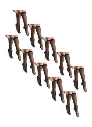 Kit 10 pares de Meias 3/4 Fio 15 Selene 9040 - SELENE