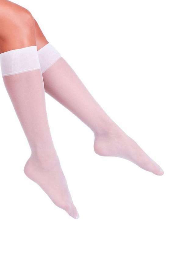 Lupo - Kit 10 pares de Meias 3/4 Fio 20 Loba 5510-001 Branco 2