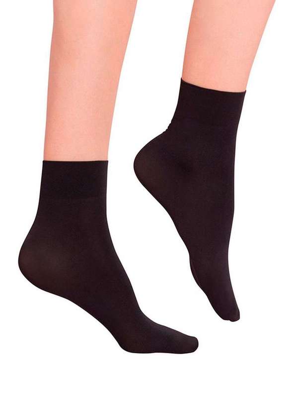 Lupo - Kit 10 pares de Meias Fio 40 Opaca Lupo 5531-001 Preto 2