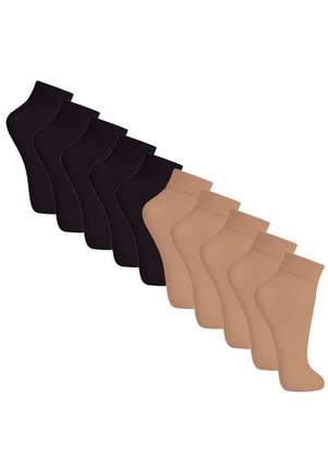 Lupo - Kit 10 pares de Meias Soquete Fio 20 Loba 5530-001 - LUPO