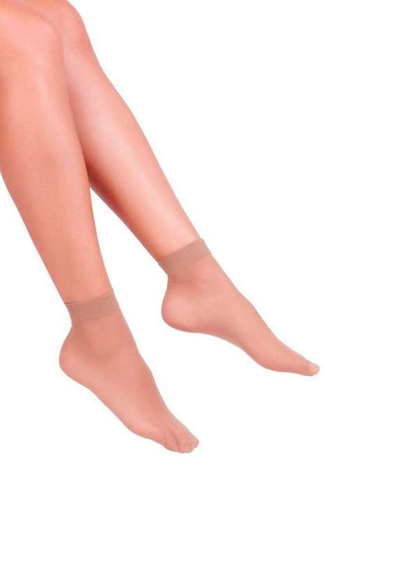 Lupo - Kit 10 pares de Meias Soquete Fio 20 Loba 5530-001 Natural-Peach-Preto 2