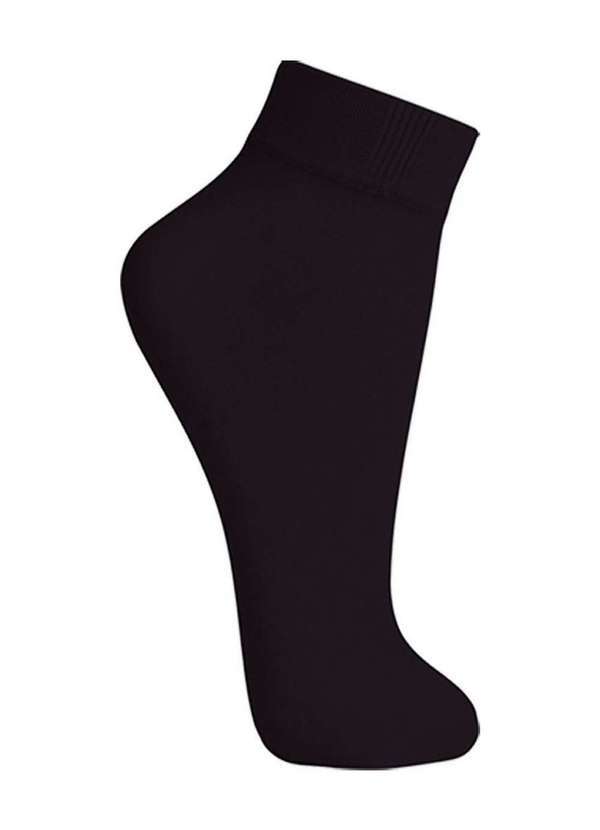 Lupo - Kit 10 pares de Meias Soquete Fio 20 Loba 5530-001 Preto-Branco 2