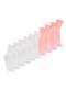 Lupo - Kit com 10 pares de Meias Cano Longo Lupo 4575-088 Branco-Rosa - variação: Branco-Rosa