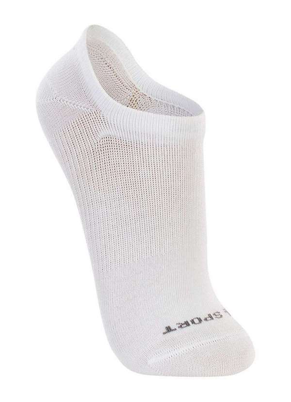 Lupo - Kit 12 pares de Meias Esportiva Invisível Lupo 3170-089 Branco 2