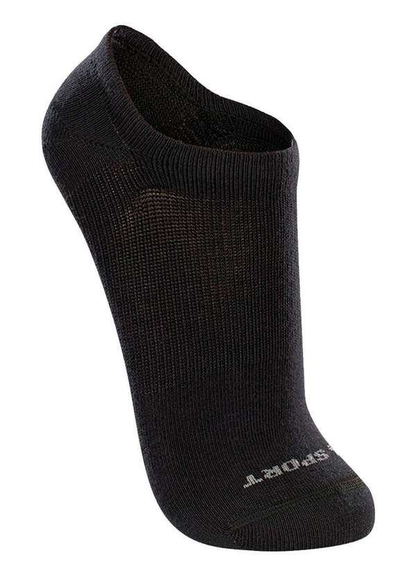 Lupo - Kit 12 pares de Meias Esportiva Invisível Lupo 3170-089 Preto 2