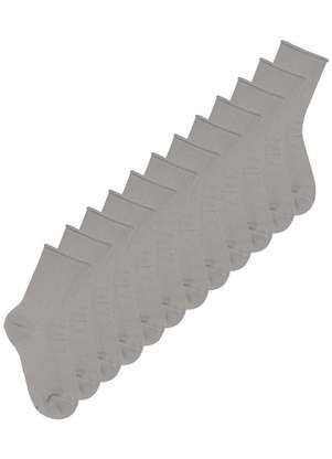 Kit 12 pares de Meias sem Punho Cano Médio Lupo 4421-001 - LUPO