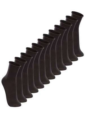 Kit 12 pares de Meias sem Punho Cano Médio Lupo 4421-001 - LUPO