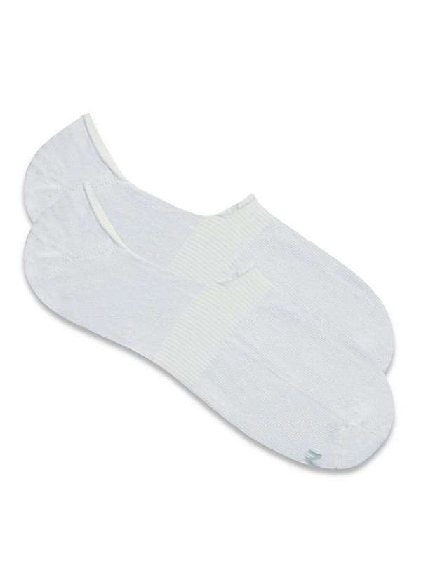 Mash - Kit 2 pares de Sapatilhas Invisível Mash 207.02 Br00-Branco-Branco