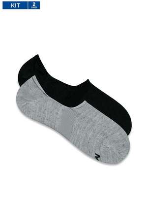 Kit 2 pares de Sapatilhas Invisível Mash 207.02 - MASH