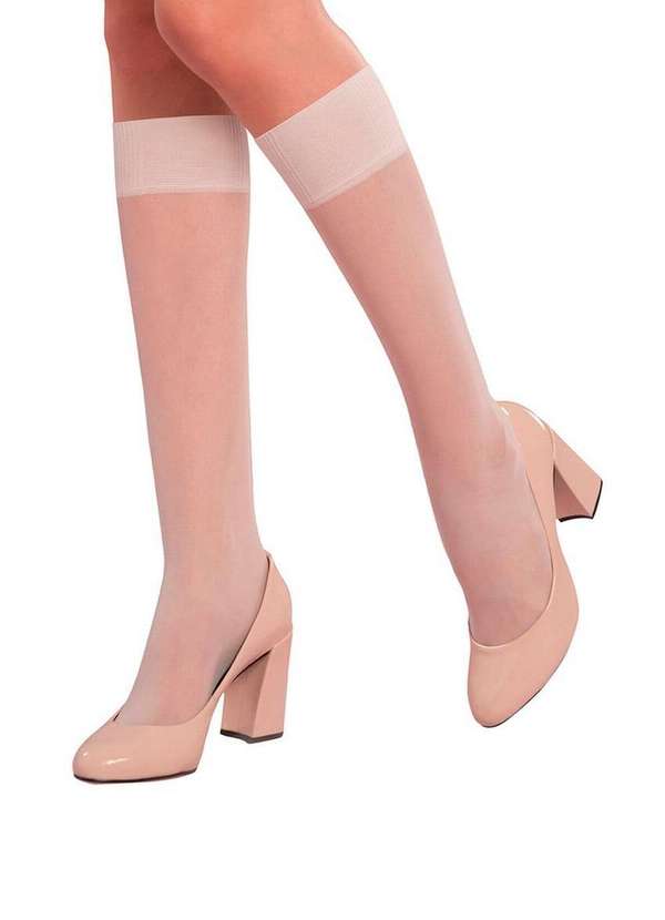 Lupo - Kit 3 pares de Meias 3/4 Fio 20 Loba 5510-001 Natural-Peach 2