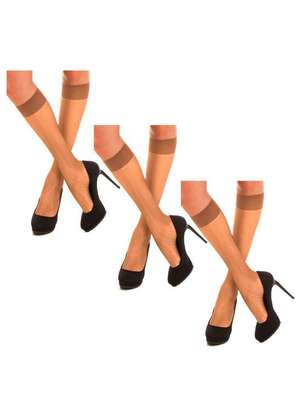 Kit 3 pares de Meias 3/4 Fio 20 Trifil 6106 - TRIFIL