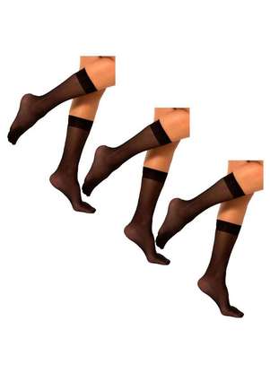 Kit 3 pares de Meias 3/4 Fio 20 Trifil 6106 - TRIFIL