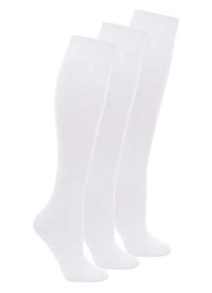 Lupo - Kit 3 pares de Meias 3/4 Fio 40 Opaca Loba 5550-001 - LUPO