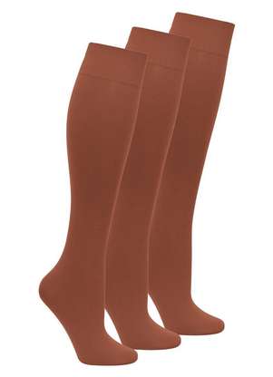 Lupo - Kit 3 pares de Meias 3/4 Fio 40 Opaca Loba 5550-001 - LUPO