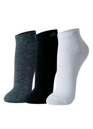 Kit 3 pares de Meias Cano Curto Calvin Klein C23.01 - CALVIN KLEIN