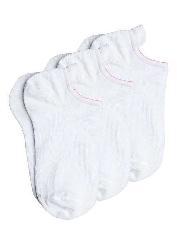 Lupo - Kit 3 pares de Meias Cano Curto Lupo 4536-001 Branco