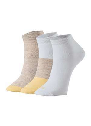 Kit 3 pares de Meias Cano Curto She 286.14 - SHE