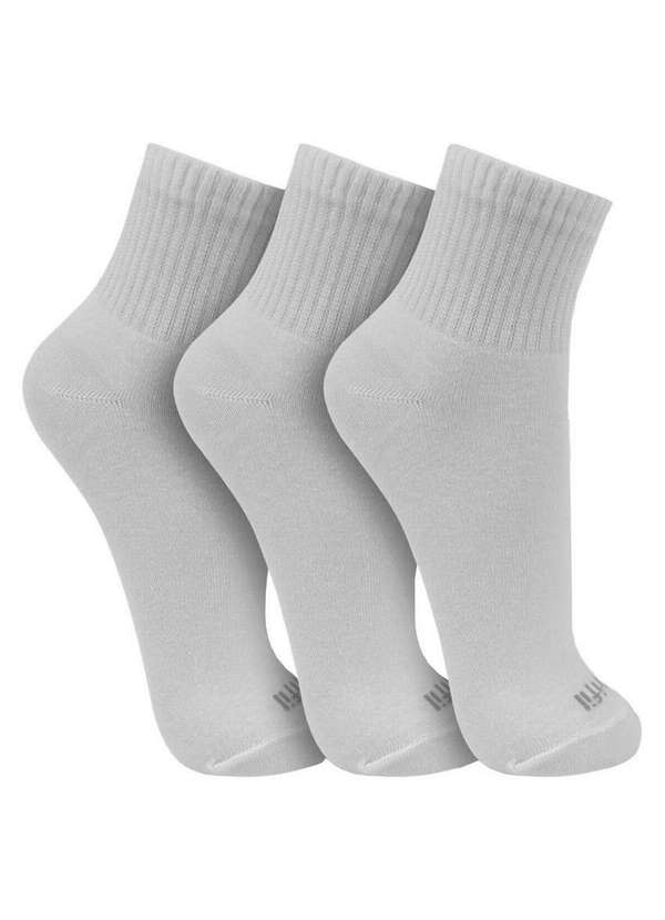 Trifil - Kit 3 pares de Meias Cano Curto Trifil 8011 0900-Branco