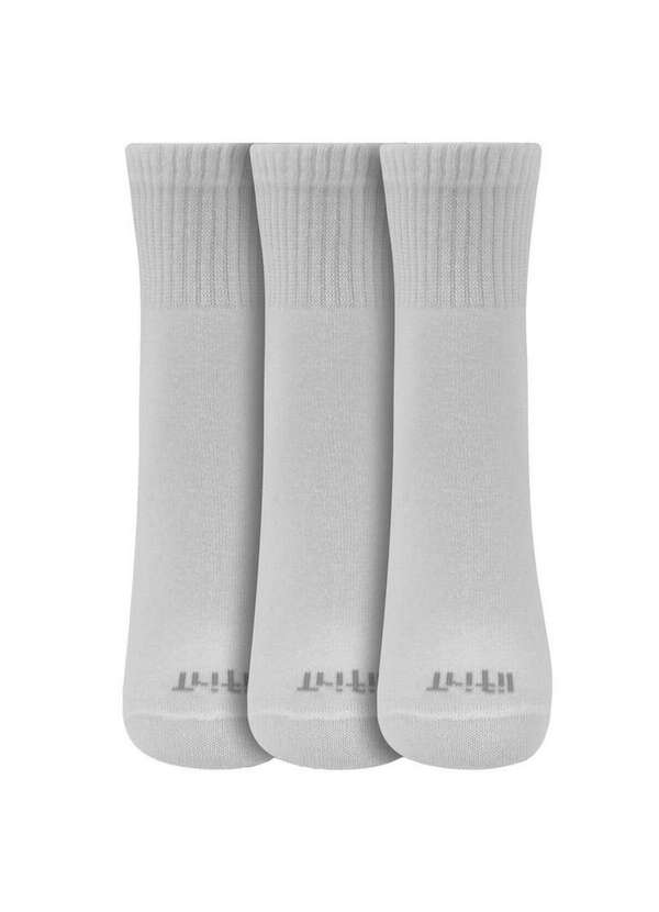 Trifil - Kit 3 pares de Meias Cano Curto Trifil 8011 0900-Branco 2