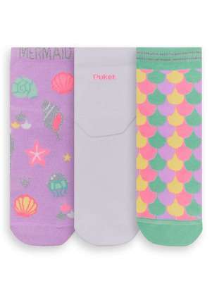 Kit com 3 Meias Cano Médio Puket 7201 - PUKET
