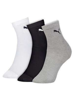 Kit 3 pares de Meias Cano Médio Puma 4740-001 - PUMA