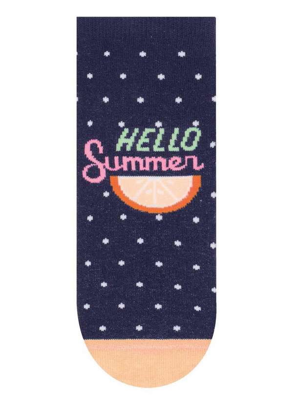 Selene - Kit 3 pares de Meias Cano Médio Selene 7740-001 999-Marinho-Mescla-Branco 2