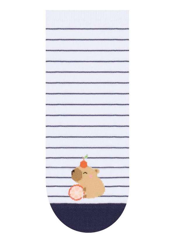 Selene - Kit 3 pares de Meias Cano Médio Selene 7740-001 999-Marinho-Mescla-Branco 4