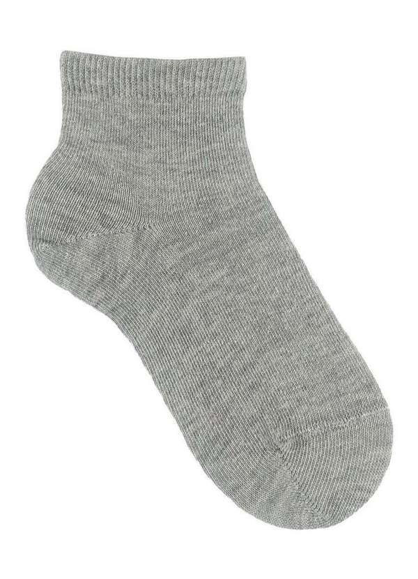 Trifil - Kit 3 pares de Meias Cano Médio Trifil 6024 0002-Branco-Preto-Mescla 4