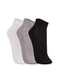 Trifil - Kit 3 pares de Meias Esportiva Cano Curto Trifil 8004 0009-Preto - variação: 0003-Branco-Preto-Mescla