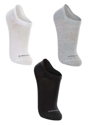 Kit com 3 Meias Esportiva Invisível Lupo 3170-089 - LUPO