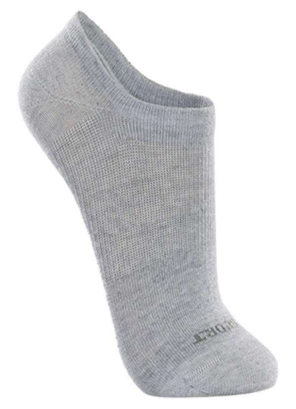 Lupo - Kit com 3 Meias Esportiva Invisível Lupo 3170-089 0905-Cinza-Grafite-Preto 2