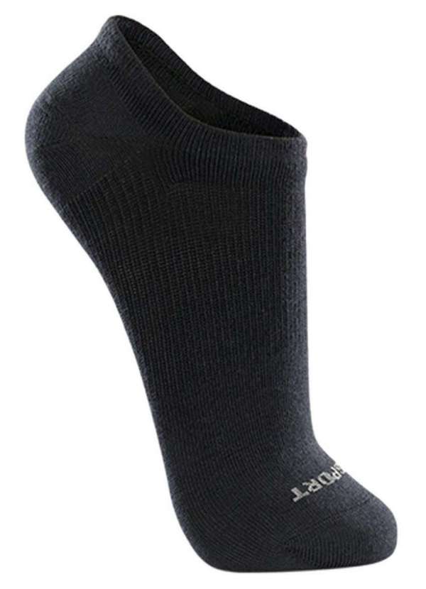 Lupo - Kit com 3 Meias Esportiva Invisível Lupo 3170-089 0905-Cinza-Grafite-Preto 4