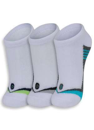 Kit com 3 Meias Esportiva Puket 8565 - PUKET