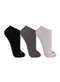 Trifil - Kit com 3 Meias Esportivas Cano Curto 6227 0005-Branco-Preto-Mescla - variação: 0006-Preto-Grafite-Branco