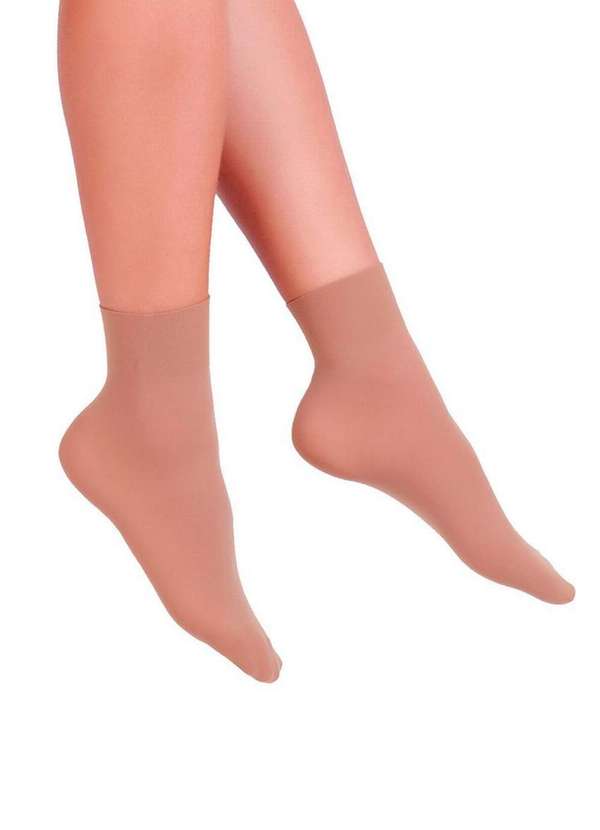 Lupo - Kit 3 pares de Meias Fio 40 Opaca Lupo 5531-001 Pó-De-Arroz 2