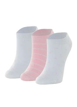 Kit 3 pares de Meias Invisível She 287.02 - SHE
