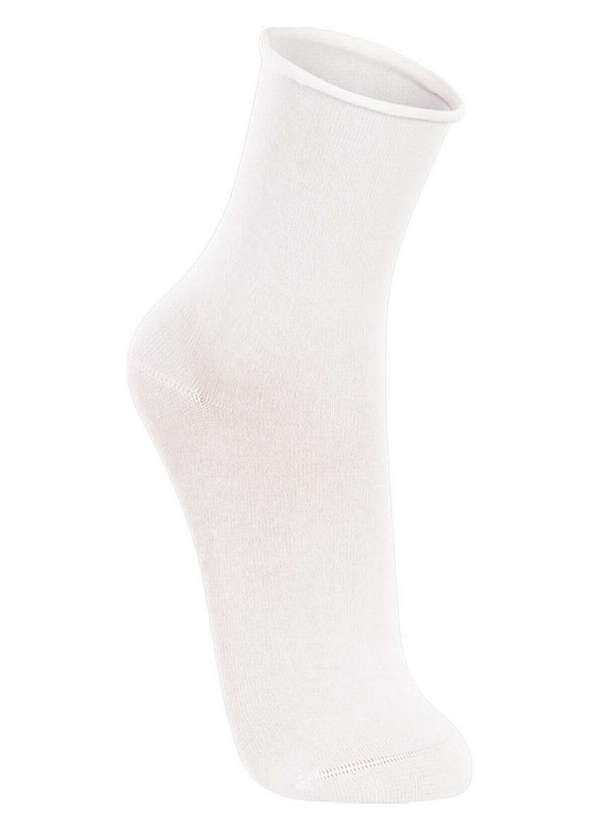 Lupo - Kit 3 pares de Meias sem Punho Cano Médio Lupo 4421-001 Branco-Cinza 2