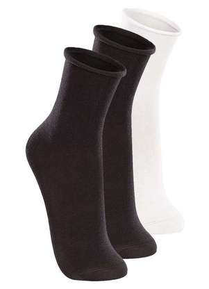 Kit 3 pares de Meias sem Punho Cano Médio Lupo 4421-001 - LUPO