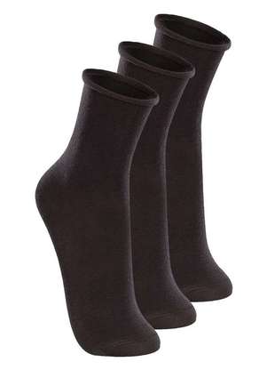 Kit 3 pares de Meias sem Punho Cano Médio Lupo 4421-001 - LUPO