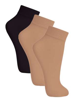 Lupo - Kit 3 pares de Meias Soquete Fio 20 Loba 5530-001 - LUPO