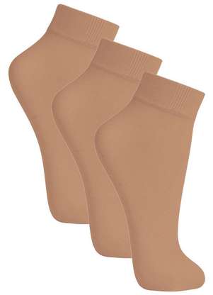 Lupo - Kit 3 pares de Meias Soquete Fio 20 Loba 5530-001 - LUPO