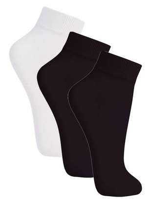 Lupo - Kit 3 pares de Meias Soquete Fio 20 Loba 5530-001 - LUPO