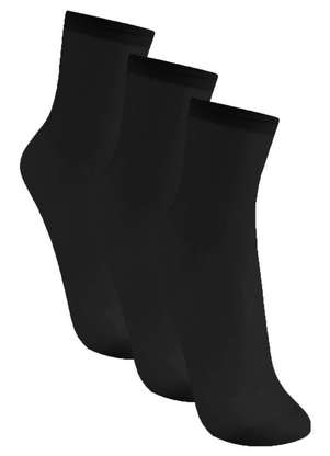 Kit 3 pares de Meias Soquete Fio 20 Trifil 6126 - TRIFIL