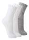 Lupo - Kit com 3 pares de Meias Aeróbica Lupo 4810-003 Branco - variação: Branco-Cinza