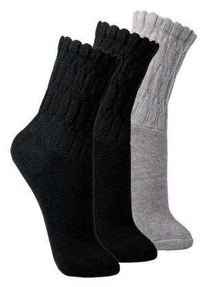 Kit com 3 pares de Meias Aeróbica Lupo 4810-003 - LUPO