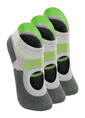 Kit 3 pares de Sapatilhas Antiderrapante Pilates Lupo 3286-002 - LUPO