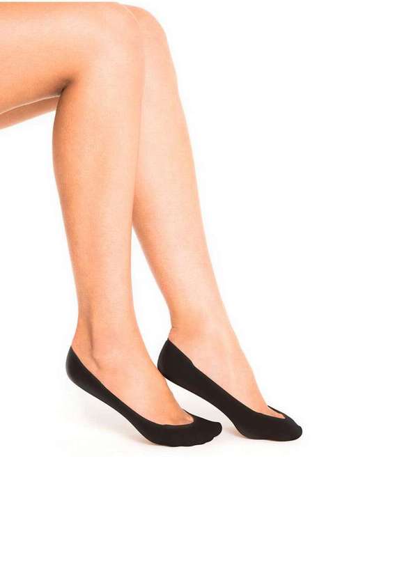 Trifil - Kit 3 pares de Sapatilhas Fio 70 Trifil 6136 Natural-Preto 3