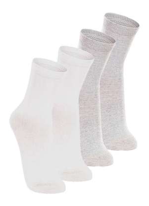 Kit com 4 pares de Meias Cano Longo Lupo 4575-088 - LUPO